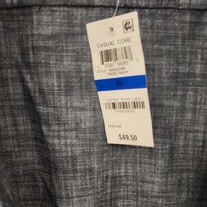 INC International Concepts Blue Casual Shirt XL